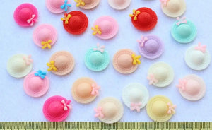 200pcs 19mm Flatback Hat Cabs - DIY Phone Decor Hair Bow Centers