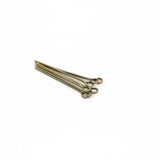 200pcs 21G Eye Pin Metal Heads Jewelry Making Findings 20-70mm