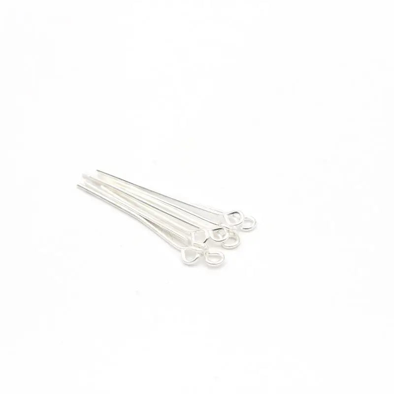 200pcs 21G Eye Pin Metal Heads Jewelry Making Findings 20-70mm