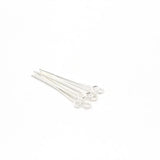 200pcs 21G Eye Pin Metal Heads Jewelry Making Findings 20-70mm