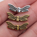 200pcs Butterfly Wing Spacer Beads 20x7mm for Jewelry Making