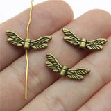 200pcs Butterfly Wing Spacer Beads 20x7mm for Jewelry Making