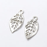200pcs Antique Leaf Charms Vintage Pendants for DIY Jewelry Making