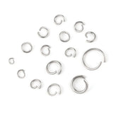 200pcs Stainless Steel Jump Rings for Jewelry Making 3-10mm