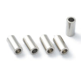 200pcs 304 Stainless Steel Tube Beads 5mm for DIY Bracelet Necklace