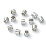 200pcs 304 Stainless Steel Tube Beads 5mm for DIY Bracelet Necklace