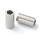 200pcs 304 Stainless Steel Tube Beads 5mm for DIY Bracelet Necklace