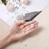 200pcs Brass Rhinestone Spacer Beads - 4 5 6 8mm