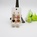 200pcs Earring Display Cards Red Bird Colorful Branch Printed Paper