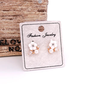 200pcs Earrings Display Cards 4x4.5cm Holder for Ear Ornament