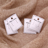 200pcs Earrings Display Cards 4x4.5cm Holder for Ear Ornament