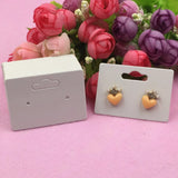 200pcs Earring Cards 5x3.5cm Paper Jewelry Display Vintage Classic Packaging