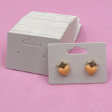 200pcs Earring Cards 5x3.5cm Paper Jewelry Display Vintage Classic Packaging