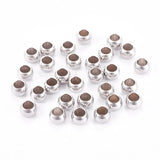 200pcs 5x3mm Stainless Steel Spacer Beads for Jewelry Making DIY