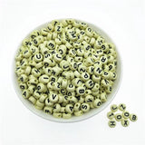 Colorful Letter Beads Acrylic Alphabet Loose Beads for Jewelry Making DIY