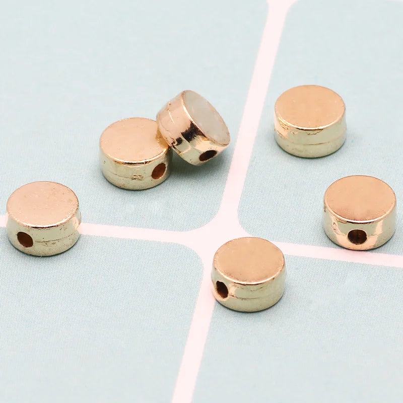 200pcs 6mm Silver Spacer Beads DIY Jewelry Making