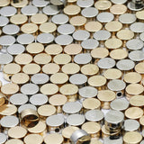 200pcs 6mm Silver Spacer Beads DIY Jewelry Making