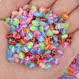 200pcs 6mm Mixed Love CCB Beads For Jewelry Making