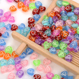 200pcs 6mm Mixed Love CCB Beads For Jewelry Making