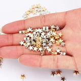 200pcs 6x6mm Color/Silver CCB Star Beads Spacer for Jewelry Making DIY