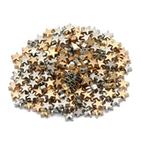 200pcs 6x6mm Color/Silver CCB Star Beads Spacer for Jewelry Making DIY