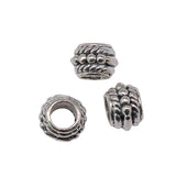 200pcs 8x8x5mm Spacer Beads for Jewelry Making European Charm Pendants
