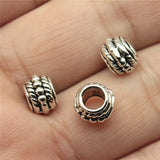 200pcs 8x8x5mm Spacer Beads for Jewelry Making European Charm Pendants