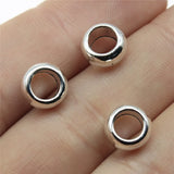 200pcs 9x9x4mm Glossy Charm Spacers Beads for Jewelry Making Accessories