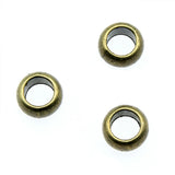 200pcs 9x9x4mm Glossy Charm Spacers Beads for Jewelry Making Accessories