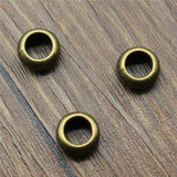 200pcs 9x9x4mm Glossy Charm Spacers Beads for Jewelry Making Accessories
