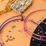 200pcs DIY Adjustable Size Bangles for Jewelry Making