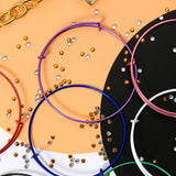 200pcs DIY Adjustable Size Bangles for Jewelry Making