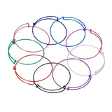 200pcs DIY Adjustable Size Bangles for Jewelry Making