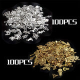 200pcs Vintage Charms Tibetan Alloy Pendant for Jewelry Making