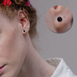 200 Plastic Ball Earring Posts with Backs for Sensitive Ears
