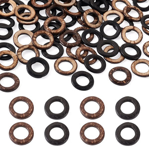 200pcs Coconut Linking Rings for DIY Necklace Bracelet