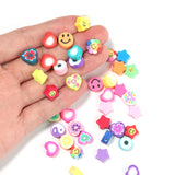 200pcs Polymer Clay Beads Set Spacer Beads Kit for DIY Jewelry