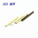 200pcs Brass Tube 10mm-30mm Metal Long Tube Cylinder Straight Tube Beads