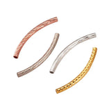 200pcs Mixed Style Brass Tube Beads DIY Jewelry Findings Components Supplies
