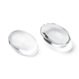 200pcs Clear Oval Glass Cabochons 10-40mm DIY Jewelry Making Accessories