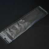 200pcs 6*27cm Clear Resealable Cellophane Bags Self Adhesive Seal