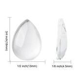 200pcs Clear Glass Cabochons 14mm 18mm 25mm 30mm Jewelry Making DIY Pendant