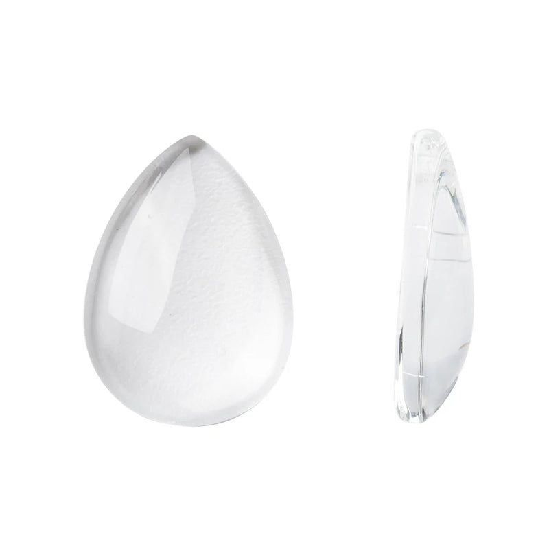 200pcs Clear Glass Cabochons 14mm 18mm 25mm 30mm Jewelry Making DIY Pendant