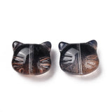 200pcs Cartoon Cat Glass Beads for DIY Bracelets