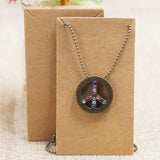 200pcs DIY Blank Necklace Card Jewelry Display Card Hang Tag 4.5*8cm