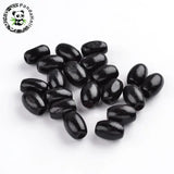 200pcs Dyed Oval Wood Bead for Bracelet Making DIY CoconutBrown
