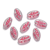 200pcs Colorful Acrylic Jewelry Beads Enamel Hearts Arrow Painting Spacers