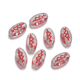200pcs Colorful Acrylic Jewelry Beads Enamel Hearts Arrow Painting Spacers