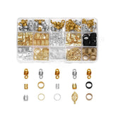 200pcs Hair Cuff Dread Beads Alloy Leaves Pendant Hair Accessories