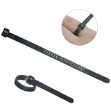 200pcs Finger Gauge Ring Sizer for Wedding Band Tester